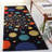 Amier Hand Tufted Wool And Viscose Polka Dots Rug-1488296461