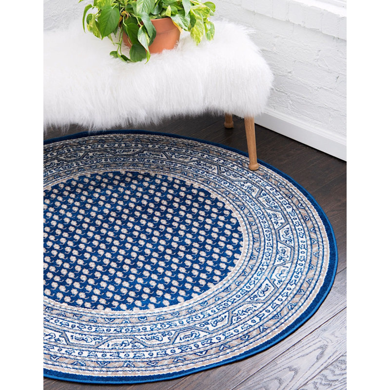 Tapis bleu area Wingate, Rond 5 pi