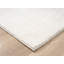 Taeler Washable Modern Living Room Rug Polyester Plain - Anti-Slip Felt Backing Carpet Bedroom-Hallway, Cream-758986648