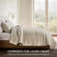 Ensemble de courtepointe en satin de coton Modern Windowpane, couvre-lit 100% coton prélavé, ensemble de literie légère 3 pièces avec 2 taies décoratives pour toutes les saisons-124542142-124542144