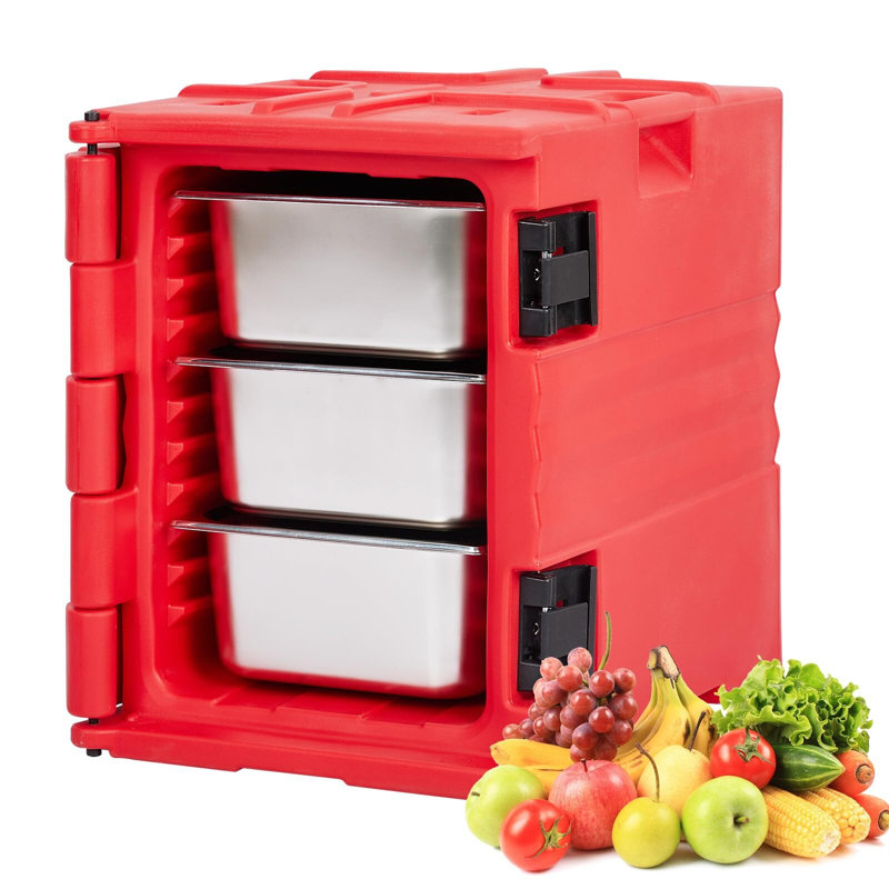 Réchaud en acier inoxydable, Rouge