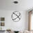 Columbia 3 - Light Aluminium Dimmable LED Globe Chandelier