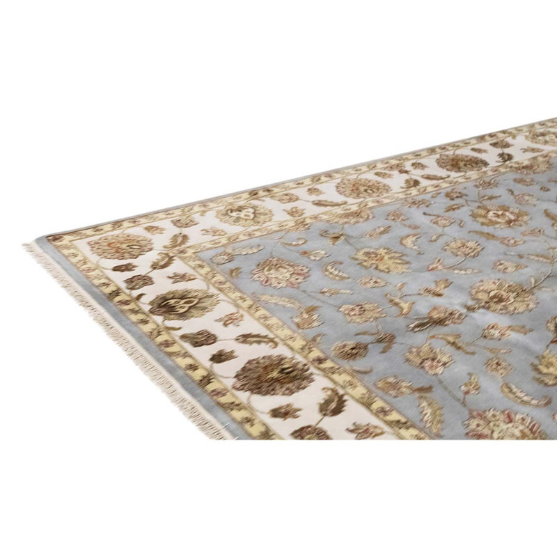 Handmade Silk and Wool Oriental Area Rug