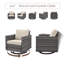 Chaise pivotante en osier PE Hansencamp-1348075089