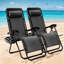 Anais Reclining Folding Zero Gravity Chair (Set of 2)-695647870