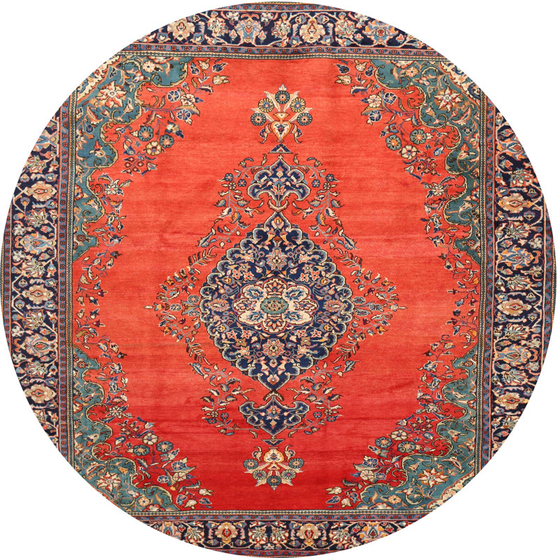 Oriental Indoor Rug, Round 4'