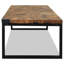 Table basse vidaXL Table de bout Table d'appoint Mobilier de salon en résine de teck-2016292150-2031296431
