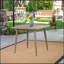 Table basse d'extérieur en bois d'acacia gris durable avec une finition résistante aux intempéries et un design moderne, parfaite pour la terrasse et le jardin