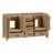 Souther 60'' Double Bathroom Vanity Base Only in Brushed Oak Finish