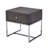 Chrome Storage End Table