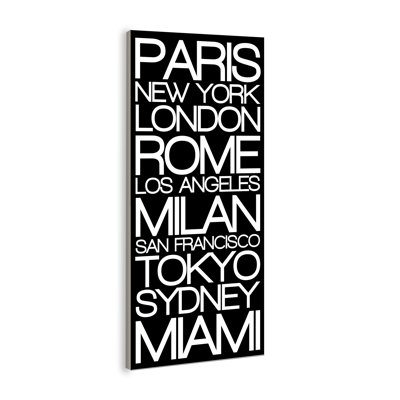Paris New York London Wall Plaque by House of Lulu