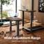Adjustable Metal Base Computer Desk-1244632757