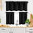 Blackout Rod Pocket Kitchen Curtain Valance and Tiers Set-2041922989-2041922984
