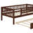 Wood Daybed With Trundle And Fence Guardrails-1840544084