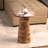 Hand-Carved Solid Wood Accent Round Top End Table-1786730995