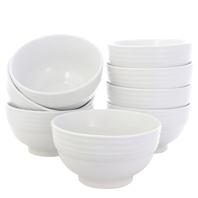 Cockrell Hill 22 oz. Rice Bowl, White