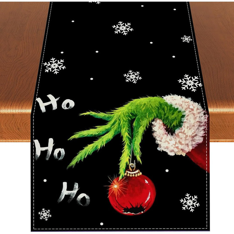 Chemin de table de Noël Nappe Merry Christmas
