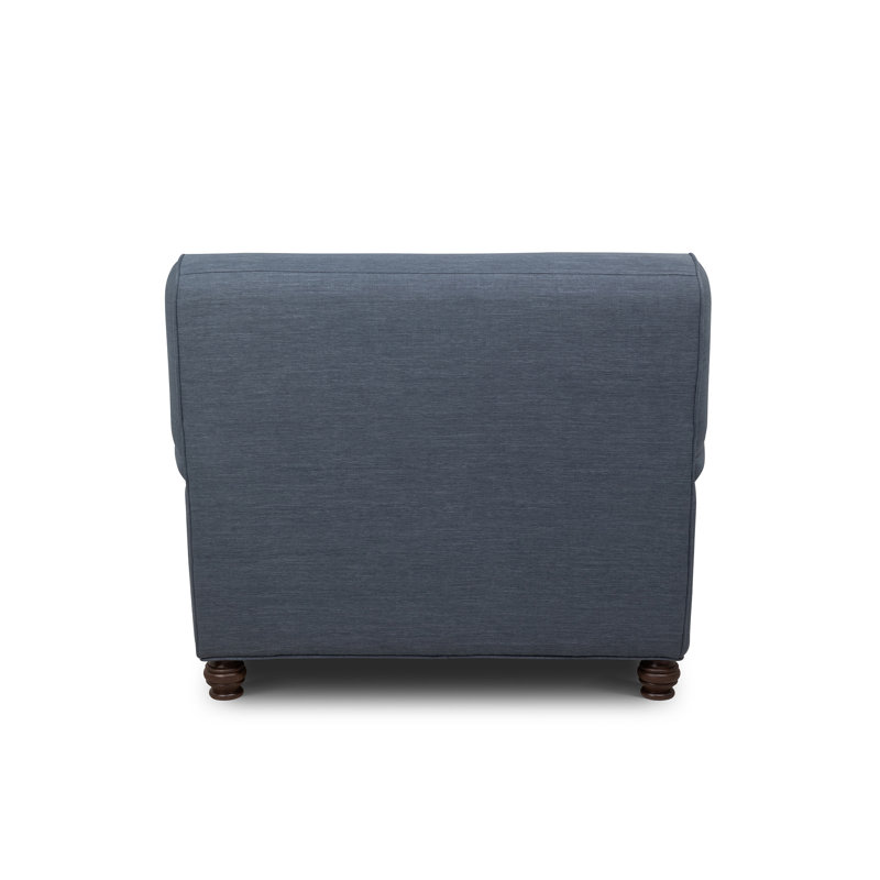 Kenwood Occasional Chair, Mocha, Heathered Navy