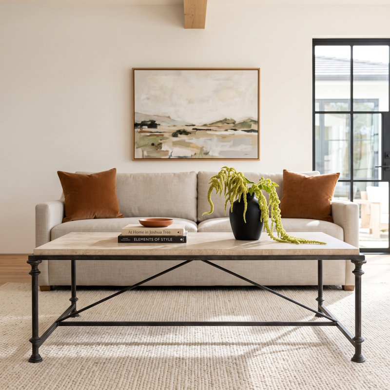 Kelso Stone Top Cocktail Table