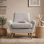 Chaise d'appoint rembourrée avec accoudoirs roulés-1060416596