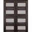 Porte double standard en bois manufacturé et en verre Della-71006209-71006207-71006211