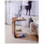 Modern Acrylic Side Table - Transparent Minimalist End Table for Living Room & Bedroom, Contemporary Accent Table with Crystal-Clear Design-1597093029