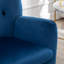 Fauteuil d'appoint à dossier capitonné en velours Sovarol-1097538781