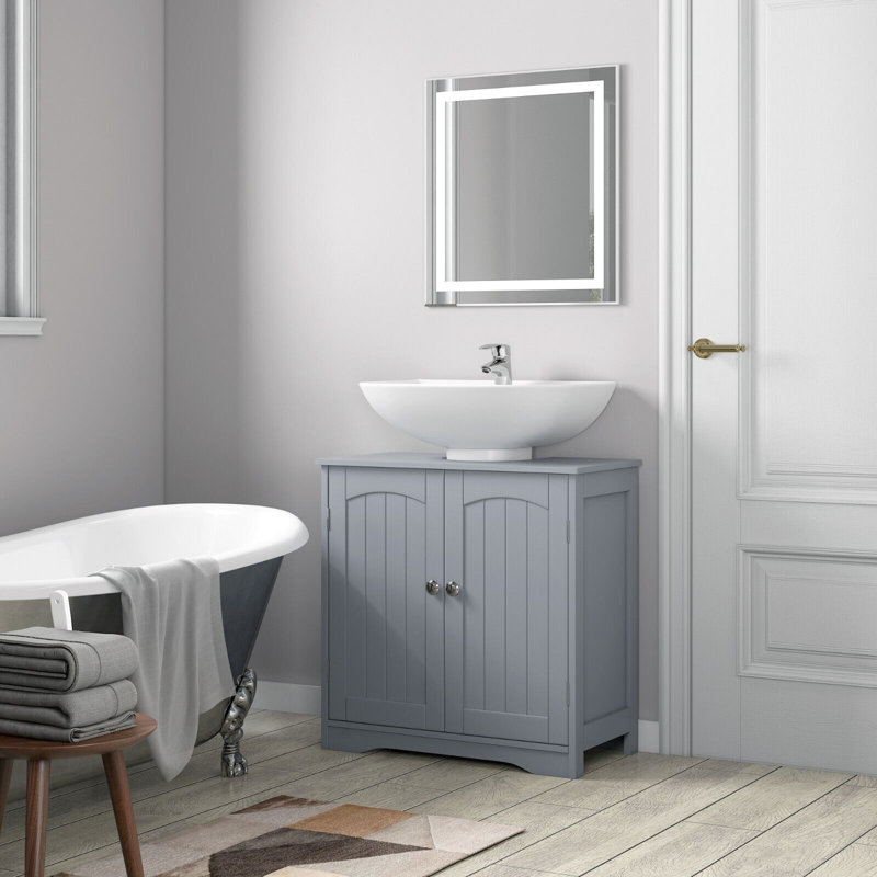 Abiramy 580mm Single Bathroom Vanity, Grey