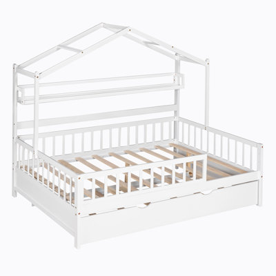 Hansiain House Beds with Trundle by Harriet Bee