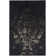 Tapis noir Donielle