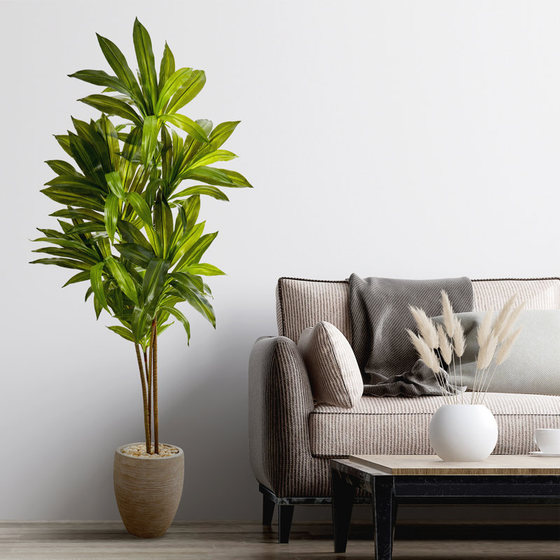 Arbre dracaena artificiel 55,5 po en pot