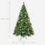 Arbre de Noël artificiel 7,4 pi avec base pliable en métal-816950993