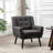Accent Chair Living Room Chair Bedroom Chair Home Chair With Black Legs For Indoor Home-1829606944