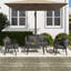 Ensemble de sièges d'extérieur durable et confortable, adapté aux patios, aux pelouses et aux bords de piscine-851551408-851551409