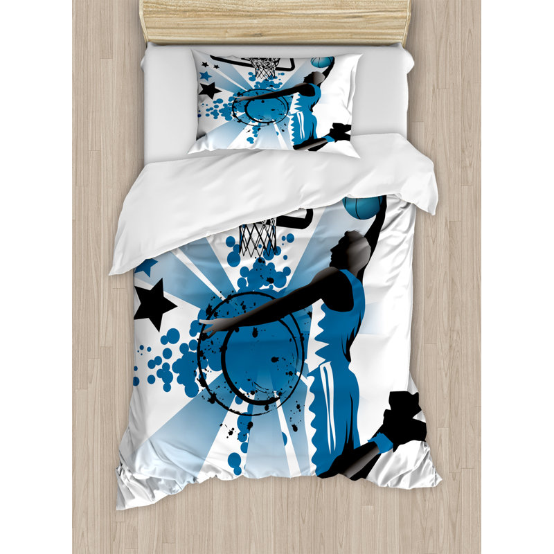 Teen Room Quilt Set, Twin Duvet Cover + 1 Standard Sham