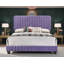 Lit double en velours mauve Valletta-179941524-179941525