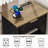 2 Drawer End Tables Set With Storage And Built-In Outlets For Livign Room,Bedroom,Led End Side Tables-808980346