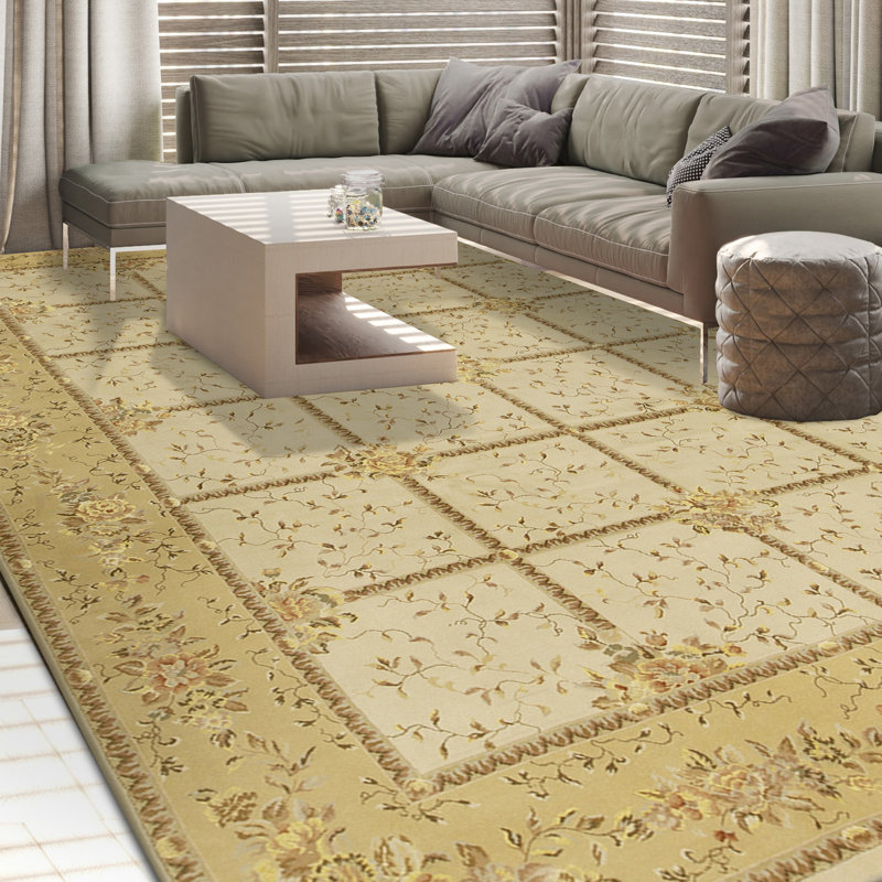 Tapis rectangulaire noué à la main