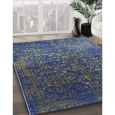 Tapis 100% moderne 2587 de style Mid-Century lavable à la machine