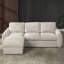 Canapé modulaire réversible beige avec couchette et rangement Nouriel-2095953849-2095953854