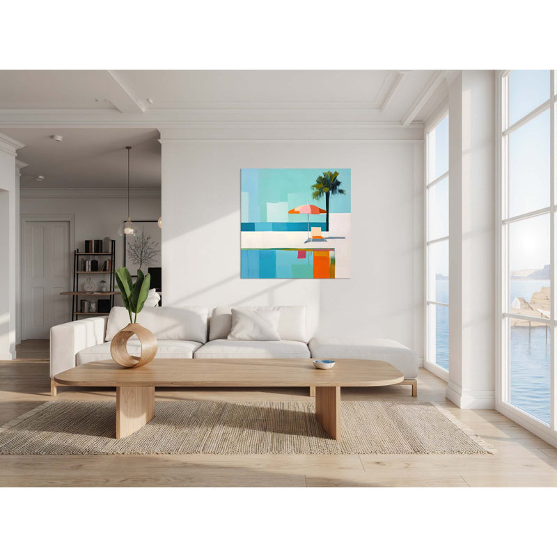 Poolside Reverie 12 - Unframed, Small
