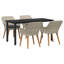 Dining Set 5 Pcs Poly Rattan