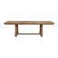 Table de salle à manger extensible à tréteaux avec 6 chaises avec accoudoirs-296461869