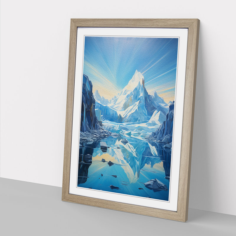 Glacier Modern No.3 - Framed Print
