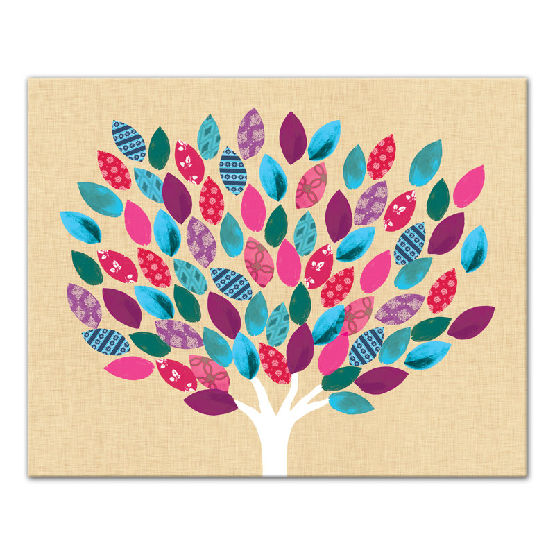 Art sur toile arborescent Belanger, H 16 po x l 20 po x P 1,25 po