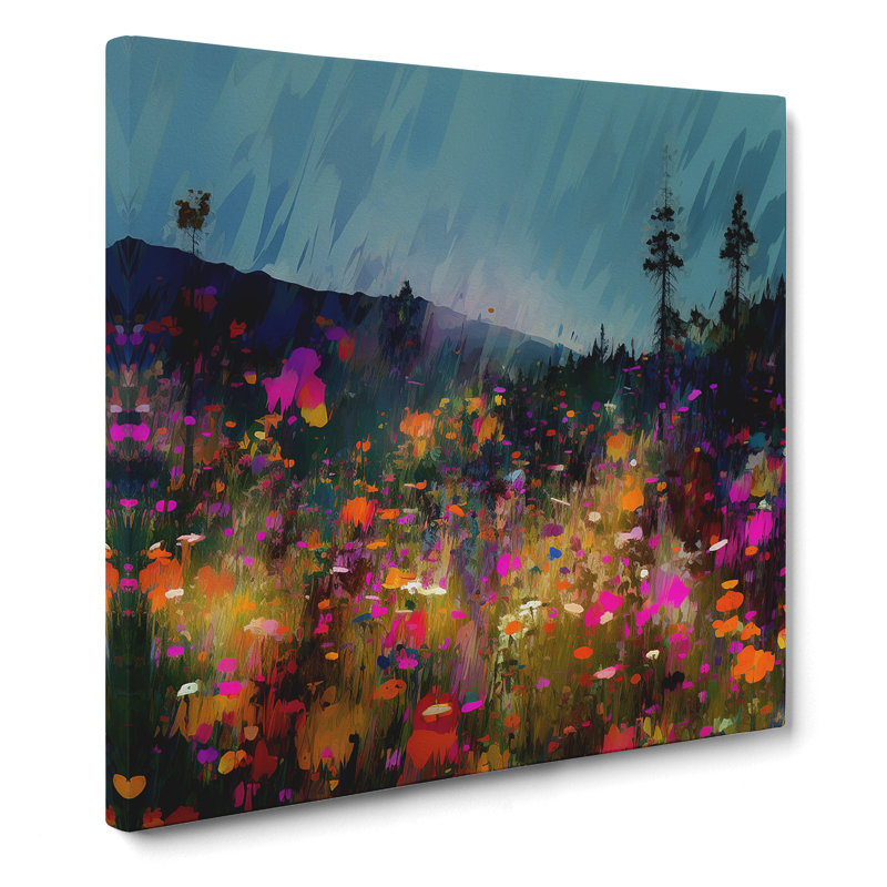 Modern Wall Art - Wrapped Canvas - Framed Print, 50cm H x 50cm W x 3cm D