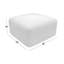 Pouf d'extérieur rembourré Praia Sunbrella Boucle