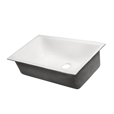 Del Ray 33'' L Single Bowl Cast Iron Kitchen Sink