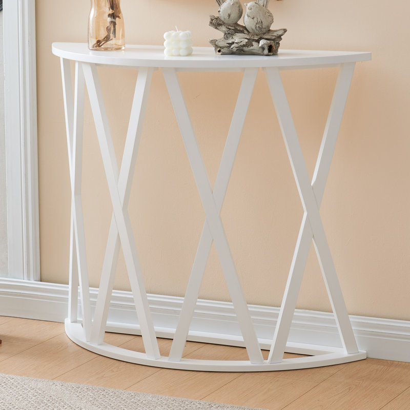 Table d'appoint Vienna, Blanc