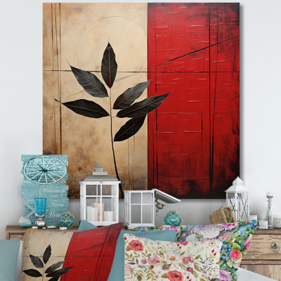 " Red Leaves Ruby Reduction "